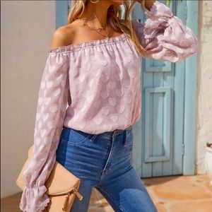 🆕💗 Heart Off The Shoulder Blouse💗